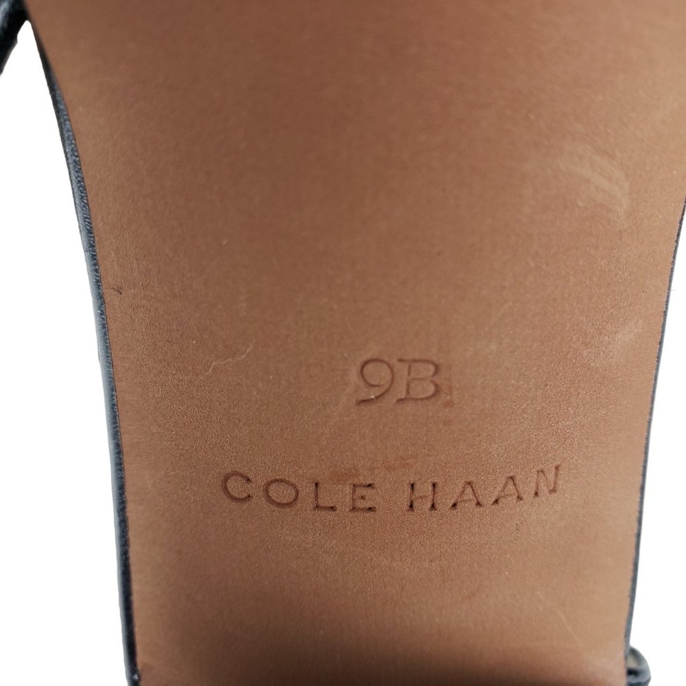 Cole Haan Emilee Black Leather Cutout Pump 9B Excellent Condition - Picture 12 of 16